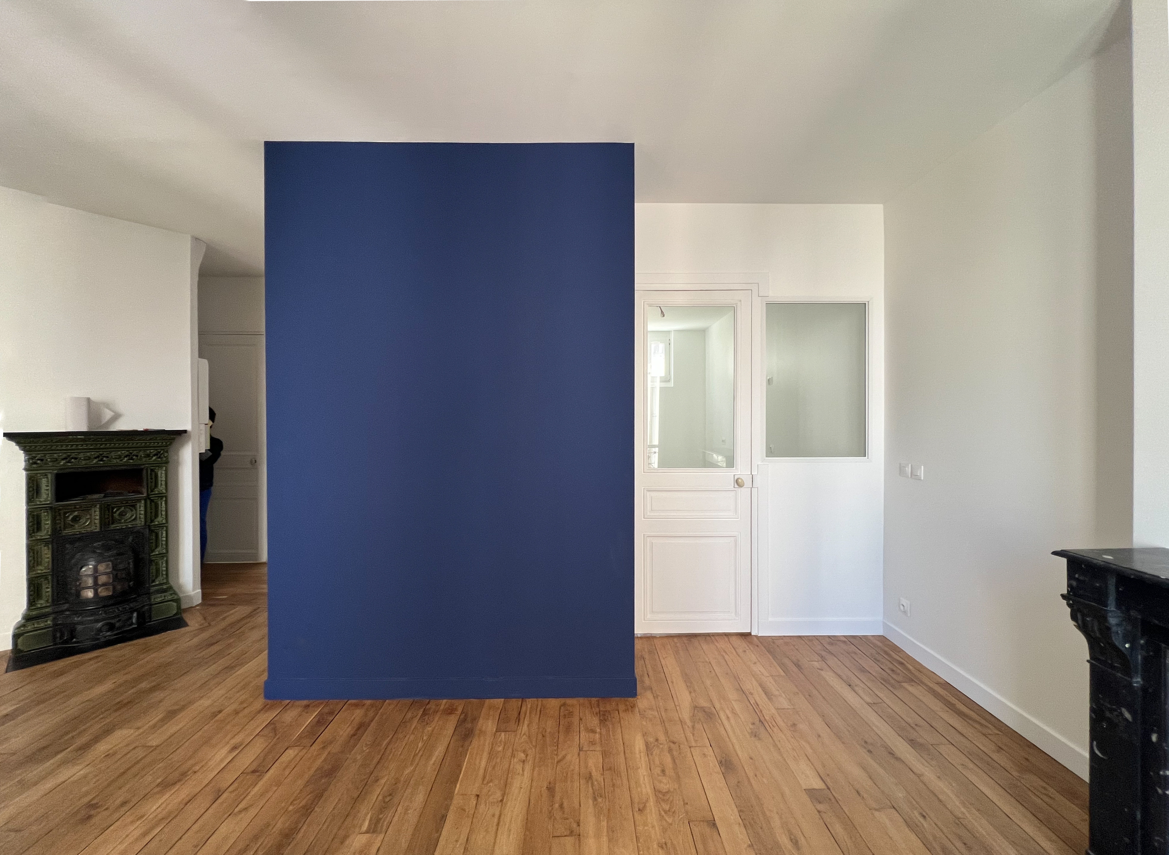 Monolithe Bleu - Réaménagement d'un appartement parisien