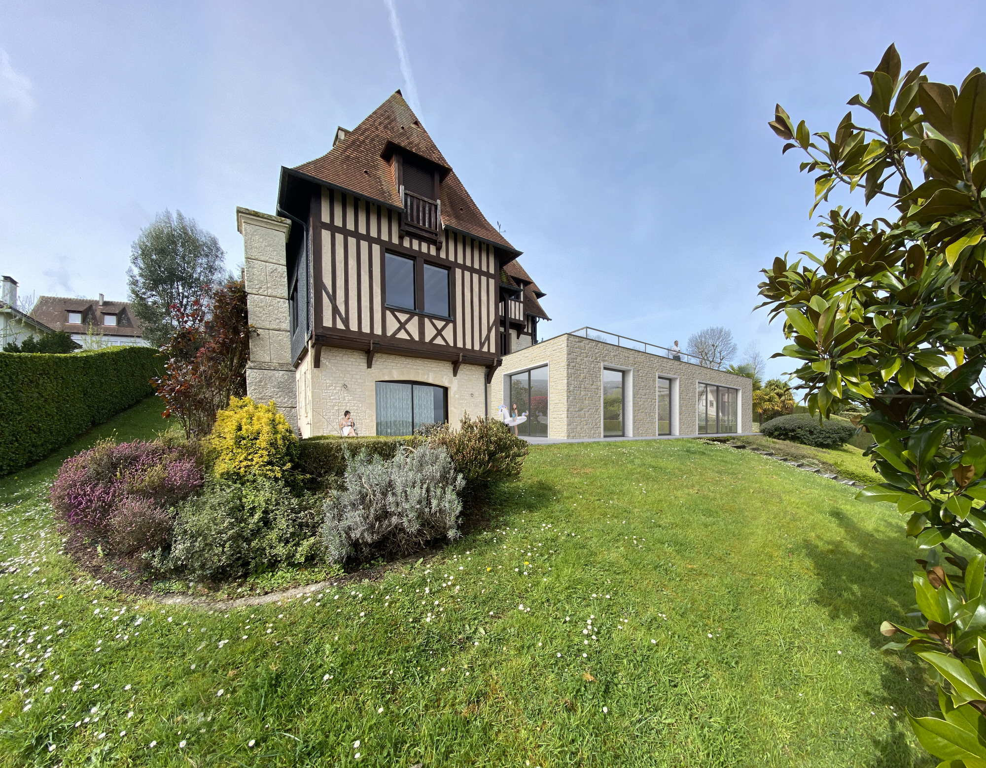 Extension d'une maison Normande